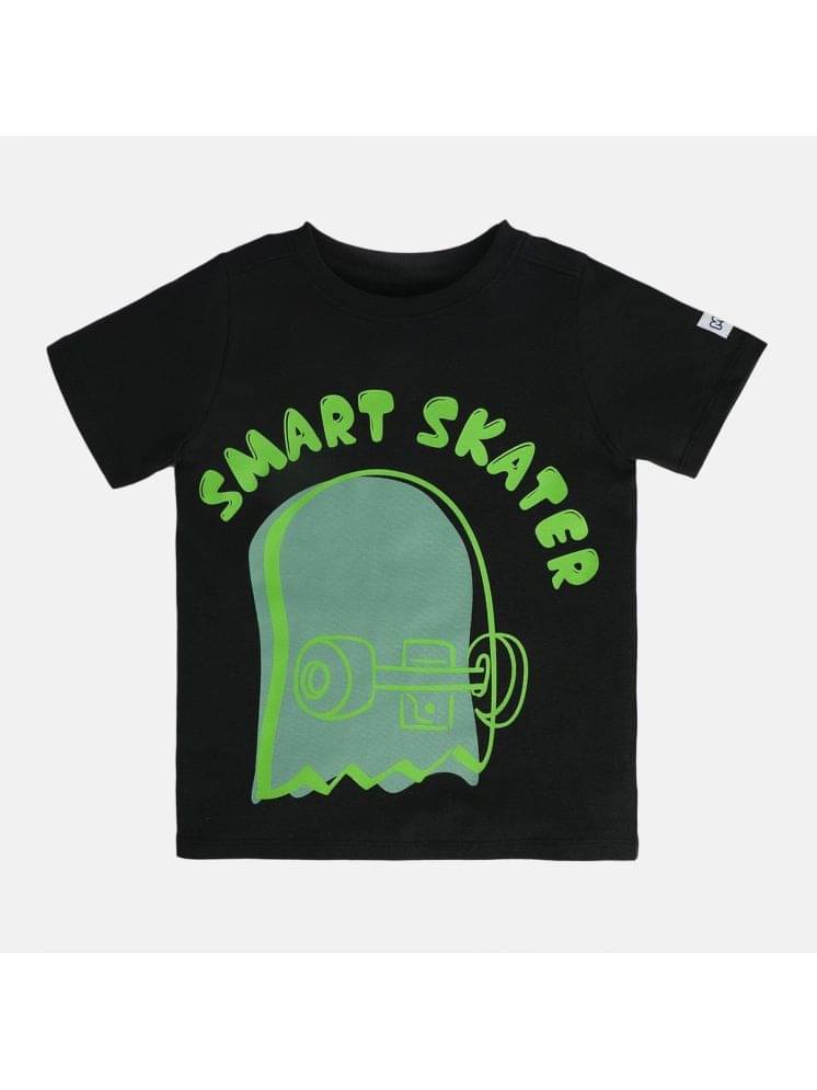    			MINI KLUB Pack of 10 Boys Cotton T-Shirt ( Black )
