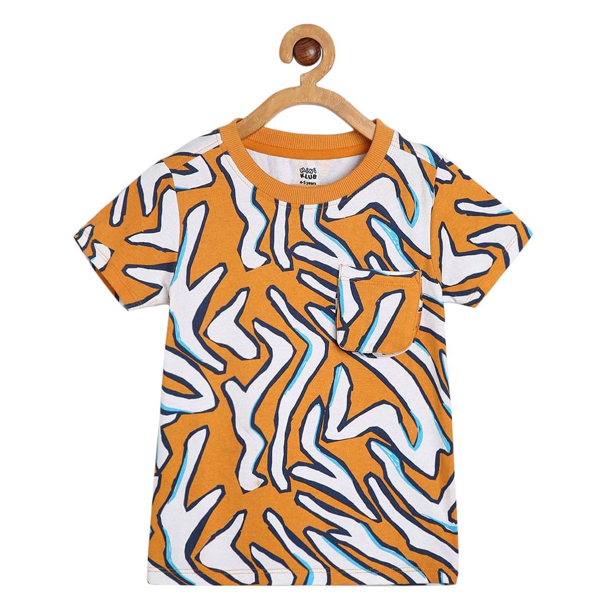     			MINI KLUB Pack of 1 Boys Cotton T-Shirt ( Multicolor )