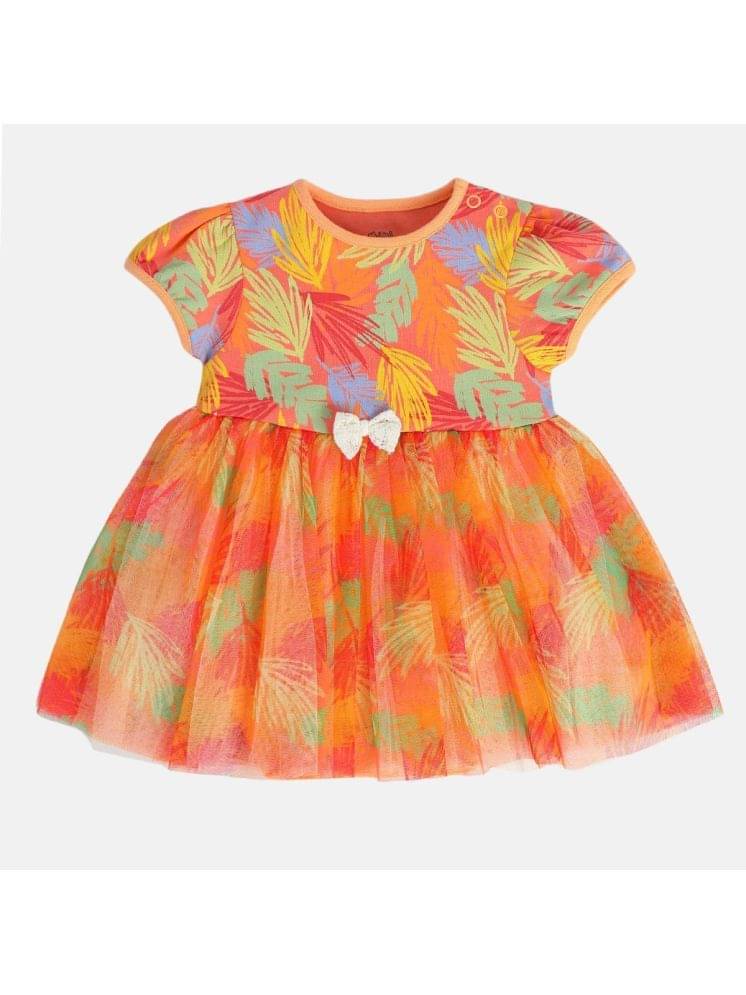     			MINI KLUB Pack of 1 Baby Girls Cotton Bodysuit ( Orange )