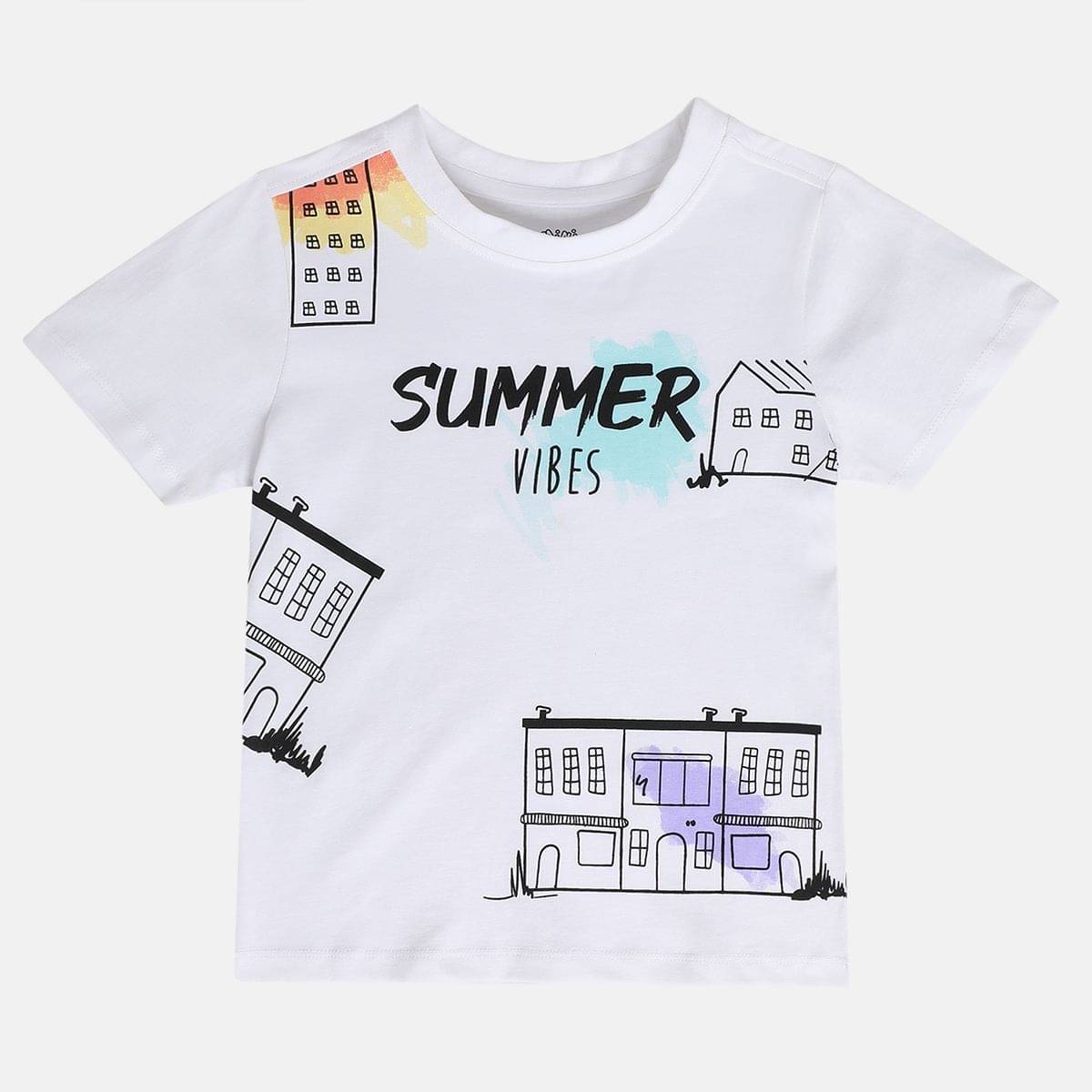    			MINI KLUB Pack of 3 Boys Cotton T-Shirt ( White )