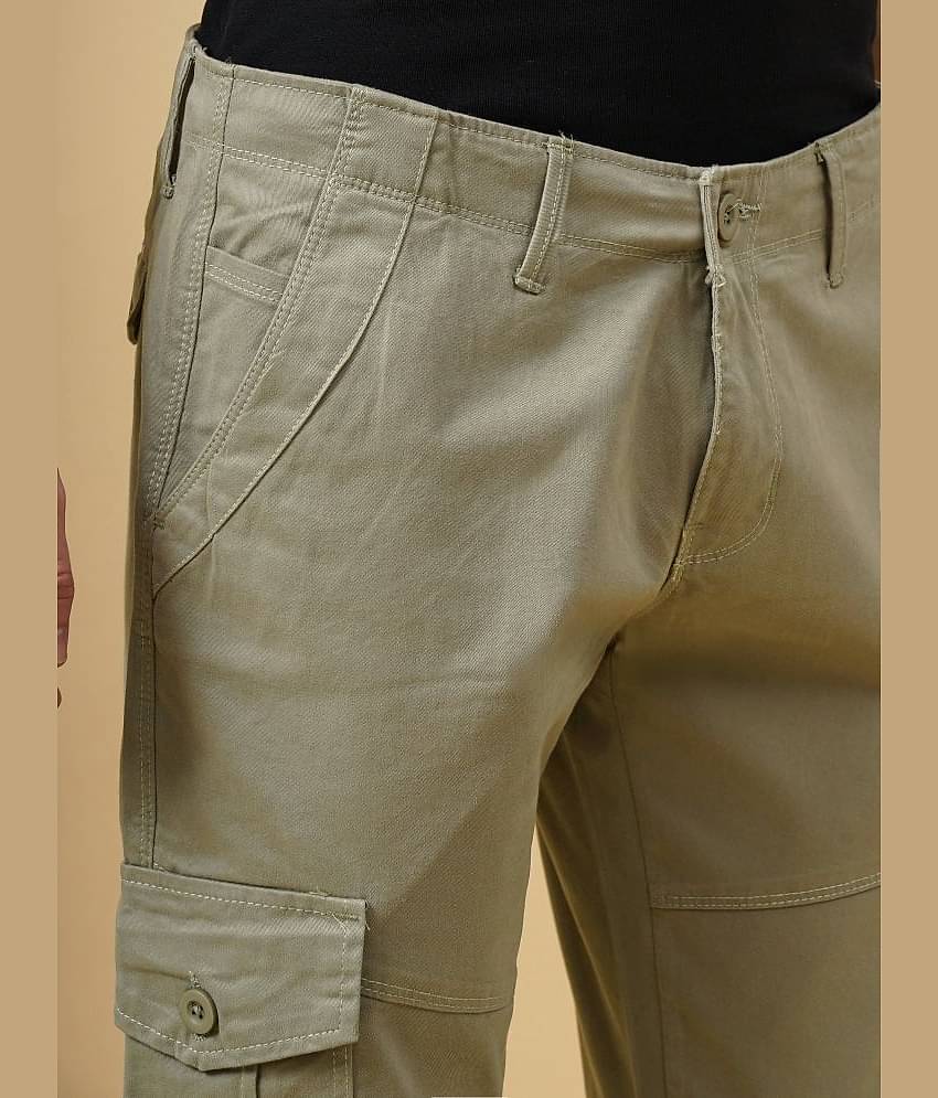 Paul Street Slim Flat Men's Cargos - Brown ( Pack of 1 )