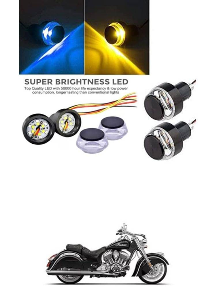     			Rustproof, Waterproof Indicator Light/Handle Light (Multicolor) For Indian Chief Classic