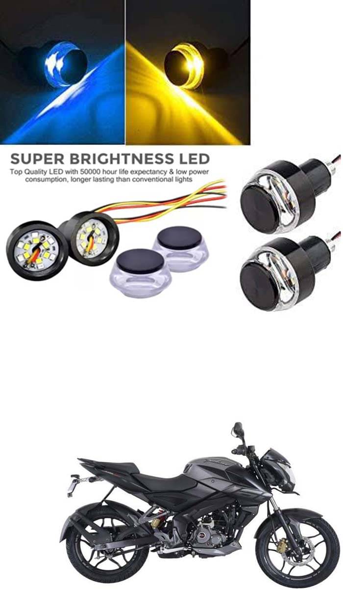 Rustproof, Waterproof Indicator Light/Handle Light (Multicolor) For Bajaj Pulsar 160 NS DTS-i Rustproof, Waterproof Indicator Light/Handle Light (Multicolor) For Bajaj Pulsar 160 NS DTS-i