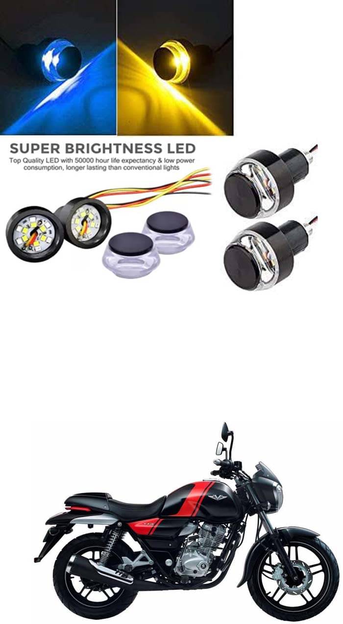     			Rustproof, Waterproof Indicator Light/Handle Light (Multicolor) For Bajaj V15