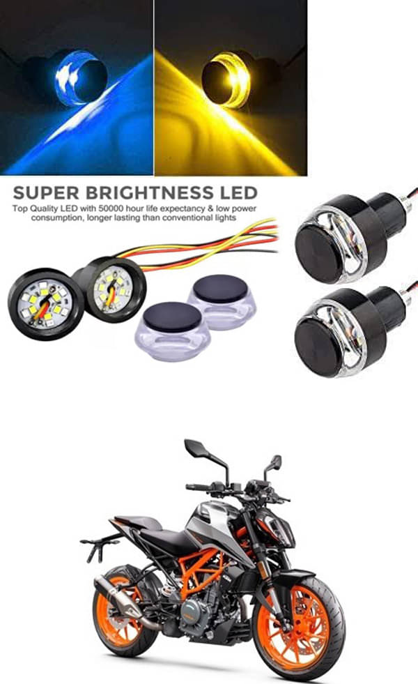 Rustproof, Waterproof Indicator Light/Handle Light (Multicolor) For KTM 390 Duke Rustproof, Waterproof Indicator Light/Handle Light (Multicolor) For KTM 390 Duke