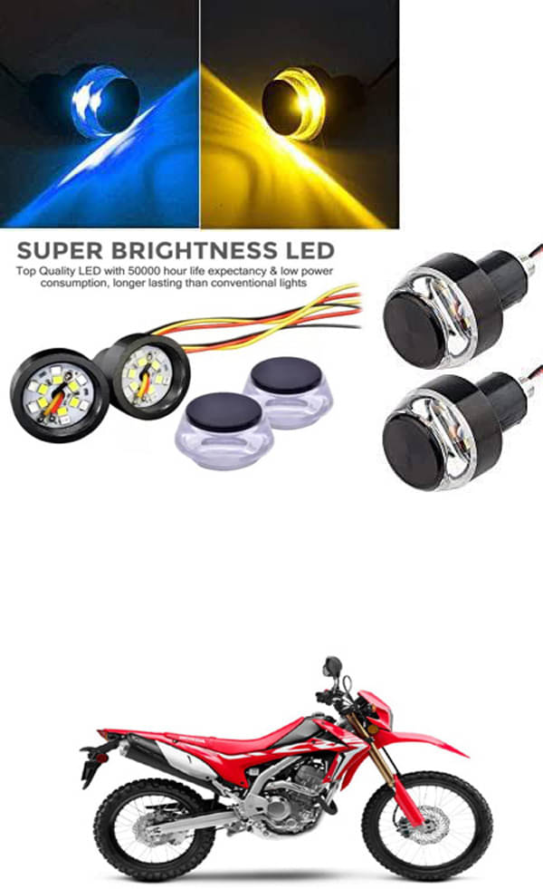 Rustproof, Waterproof Indicator Light/Handle Light (Multicolor) For Honda CRF 250 L Rustproof, Waterproof Indicator Light/Handle Light (Multicolor) For Honda CRF 250 L