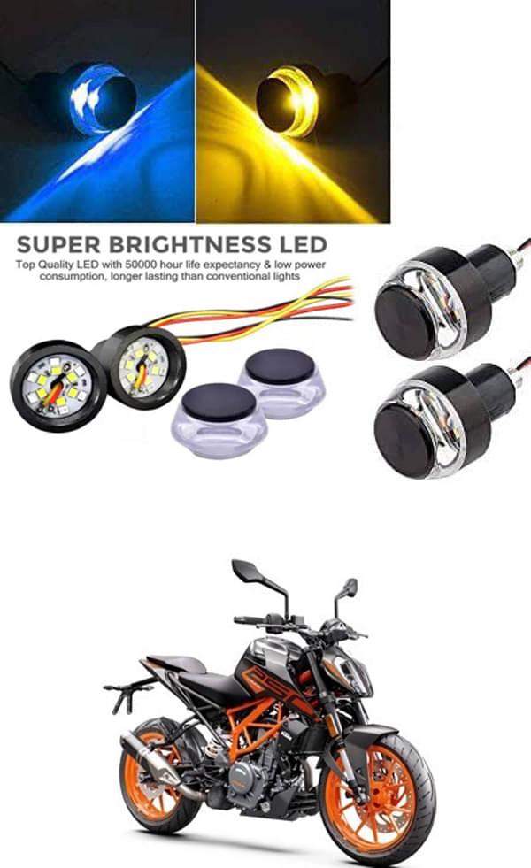 Rustproof, Waterproof Indicator Light/Handle Light (Multicolor) For KTM 250 Duke Rustproof, Waterproof Indicator Light/Handle Light (Multicolor) For KTM 250 Duke