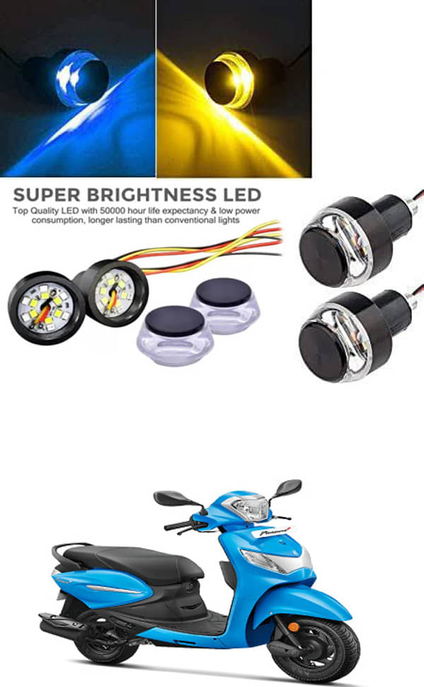     			Rustproof, Waterproof Indicator Light/Handle Light (Multicolor) For Hero MotoCorp Pleasure Plus