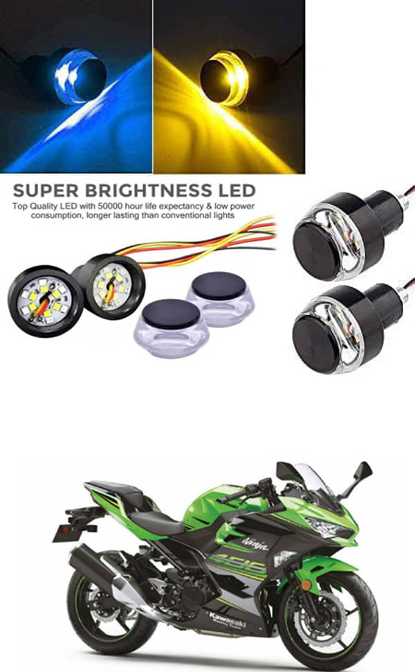 Rustproof, Waterproof Indicator Light/Handle Light (Multicolor) For Kawasaki Ninja 400 Rustproof, Waterproof Indicator Light/Handle Light (Multicolor) For Kawasaki Ninja 400
