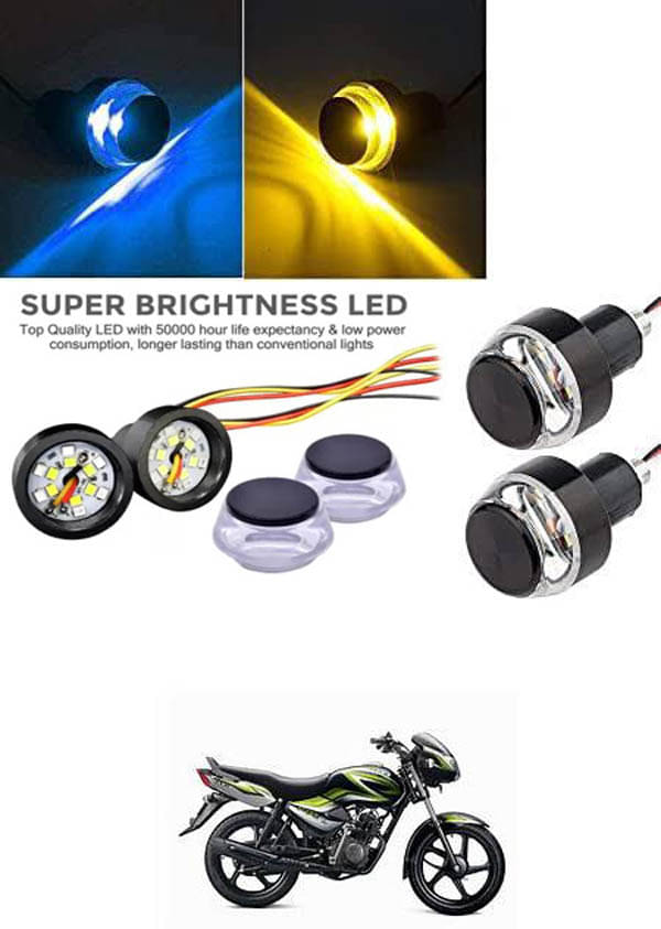     			Rustproof, Waterproof Indicator Light/Handle Light (Multicolor) For TVS Star Euro