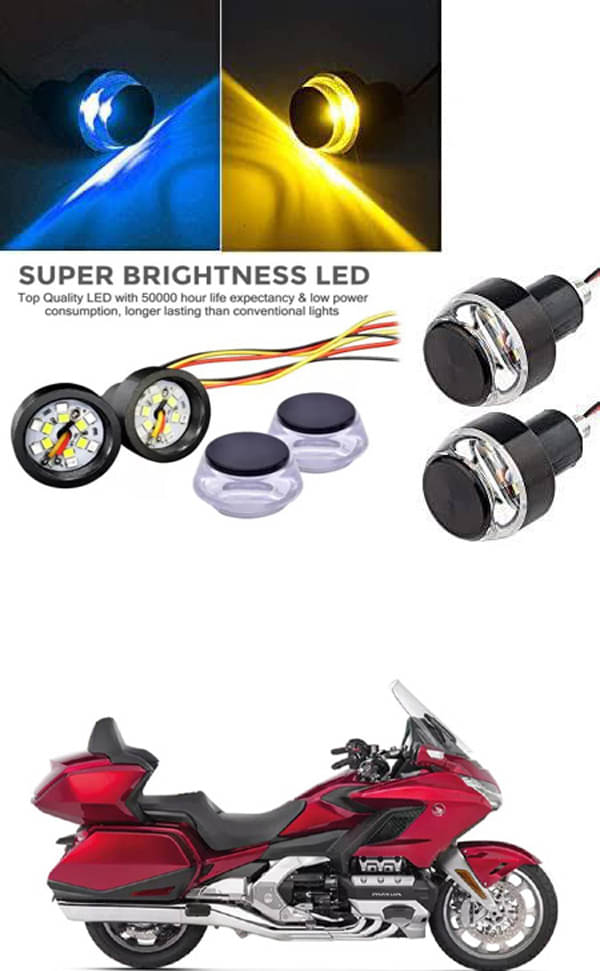     			Rustproof, Waterproof Indicator Light/Handle Light (Multicolor) For Honda Gold Wing