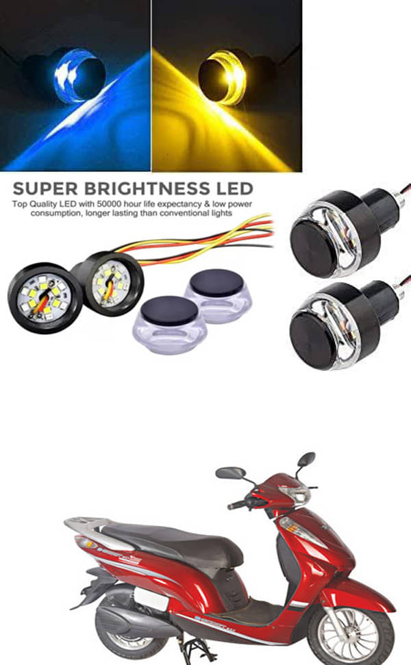     			Rustproof, Waterproof Indicator Light/Handle Light (Multicolor) For Avon E Scoot