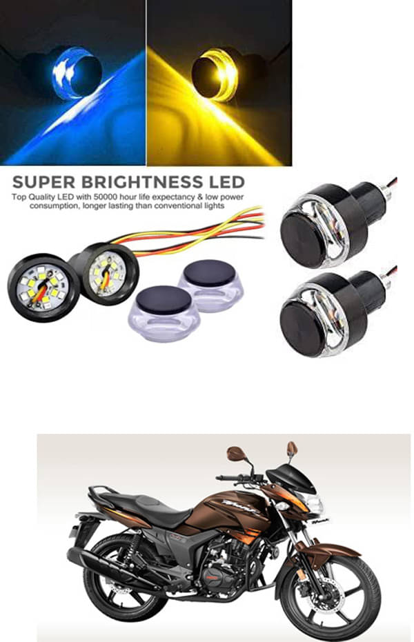     			Rustproof, Waterproof Indicator Light/Handle Light (Multicolor) For Hero Hunk