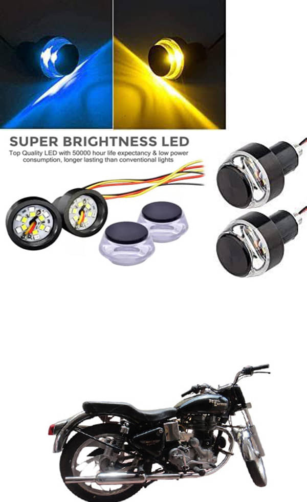 Rustproof, Waterproof Indicator Light/Handle Light (Multicolor) For Royal Enfield Electra 4S Rustproof, Waterproof Indicator Light/Handle Light (Multicolor) For Royal Enfield Electra 4S