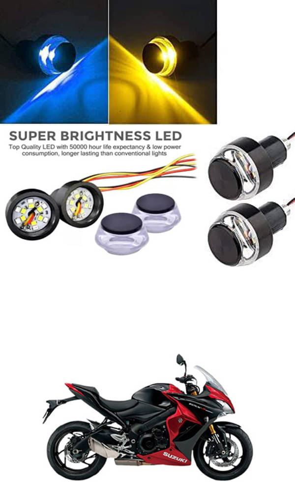     			Rustproof, Waterproof Indicator Light/Handle Light (Multicolor) For Suzuki GSX S1000F