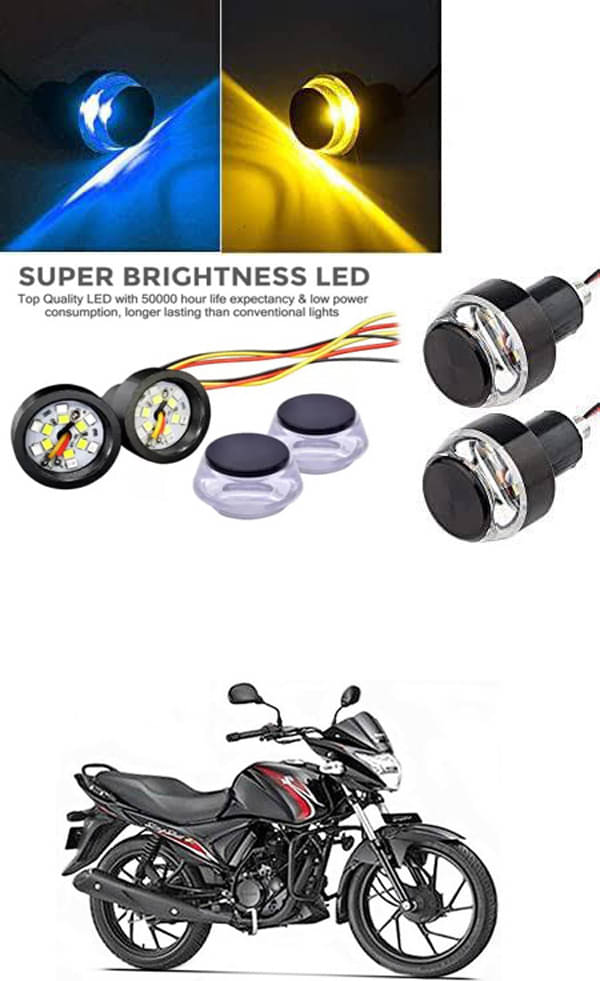     			Rustproof, Waterproof Indicator Light/Handle Light (Multicolor) For Suzuki Sling Shot