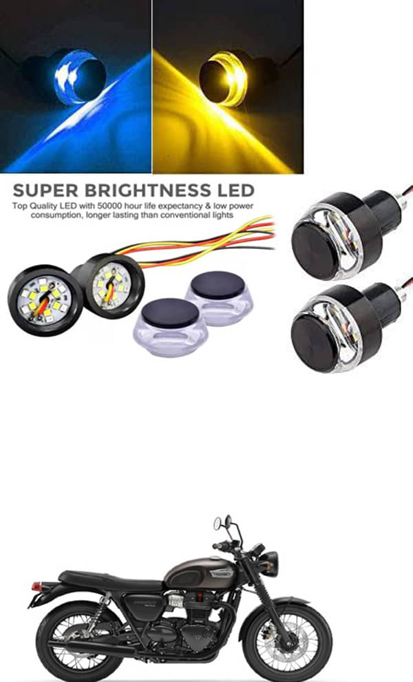     			Rustproof, Waterproof Indicator Light/Handle Light (Multicolor) For Triumph Bonneville T100