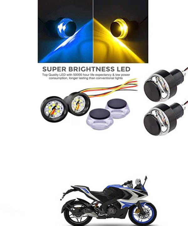 Rustproof, Waterproof Indicator Light/Handle Light (Multicolor) For Bajaj Pulsar RS 200 Rustproof, Waterproof Indicator Light/Handle Light (Multicolor) For Bajaj Pulsar RS 200