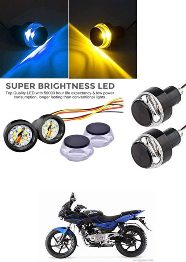 Rustproof, Waterproof Indicator Light/Handle Light (Multicolor) For Bajaj Pulsar 220 DTS-i Rustproof, Waterproof Indicator Light/Handle Light (Multicolor) For Bajaj Pulsar 220 DTS-i