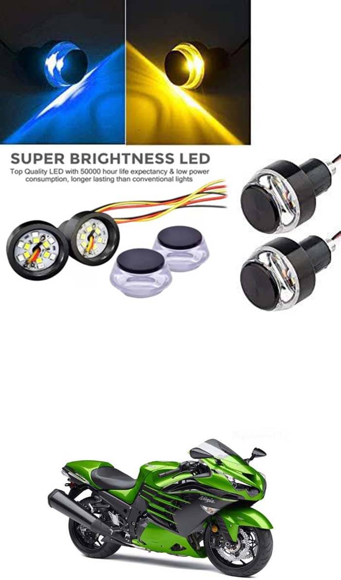 Rustproof, Waterproof Indicator Light/Handle Light (Multicolor) For Kawasaki Ninja ZX 14R Rustproof, Waterproof Indicator Light/Handle Light (Multicolor) For Kawasaki Ninja ZX 14R