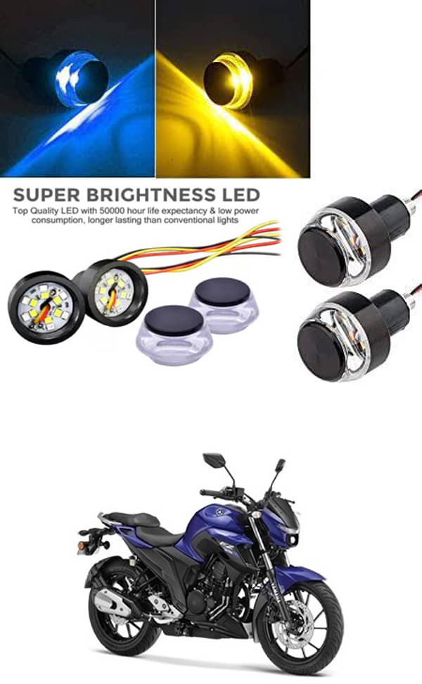     			Rustproof, Waterproof Indicator Light/Handle Light (Multicolor) For Yamaha FZ25