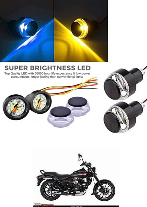     			Rustproof, Waterproof Indicator Light/Handle Light (Multicolor) For Bajaj Avenger 150 Street