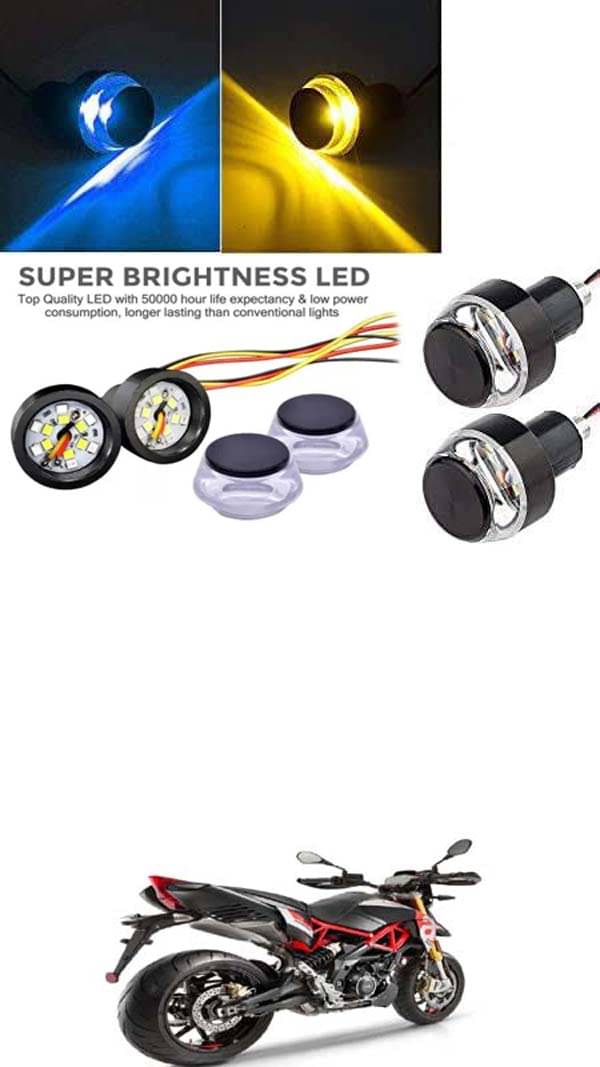     			Rustproof, Waterproof Indicator Light/Handle Light (Multicolor) For Aprilia Dorsoduro 900