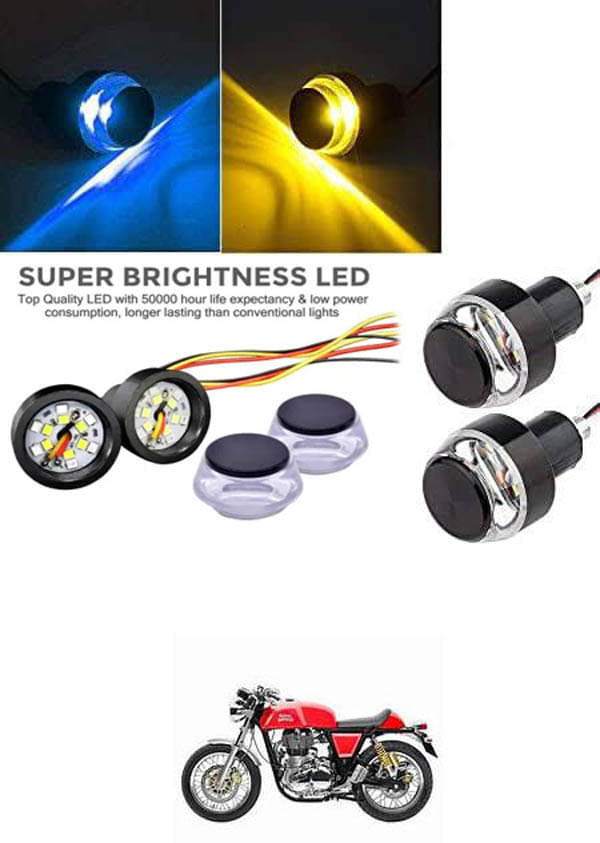     			Rustproof, Waterproof Indicator Light/Handle Light (Multicolor) For Royal Enfield Continental GT