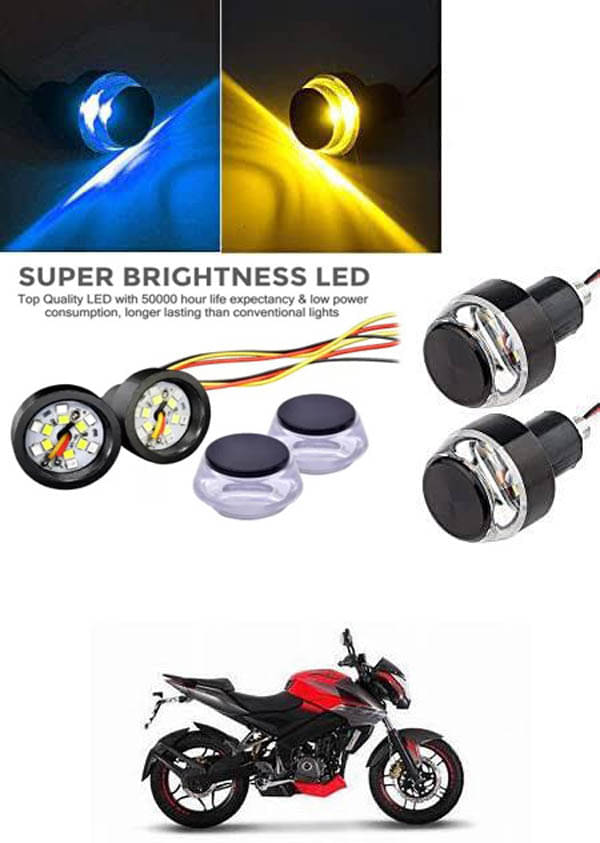     			Rustproof, Waterproof Indicator Light/Handle Light (Multicolor) For Bajaj Pulsar 200 NS DTS-i