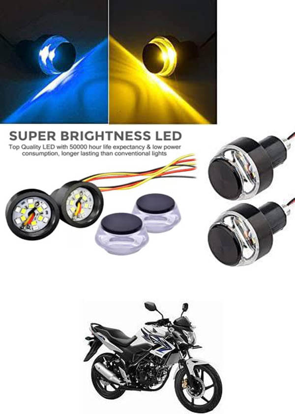     			Rustproof, Waterproof Indicator Light/Handle Light (Multicolor) For Honda CB Trigger