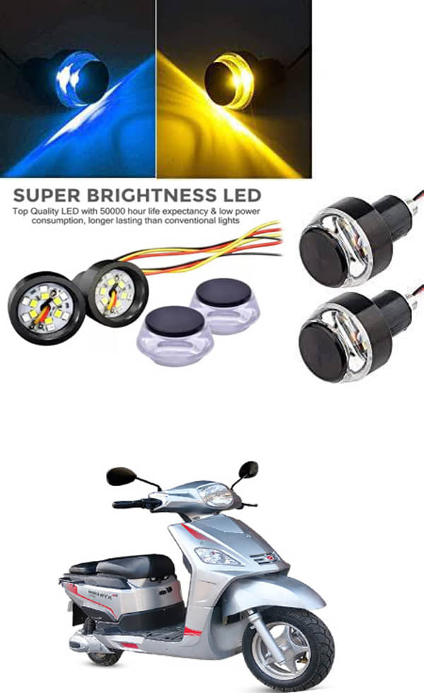     			Rustproof, Waterproof Indicator Light/Handle Light (Multicolor) For Hero Electric NYX e5
