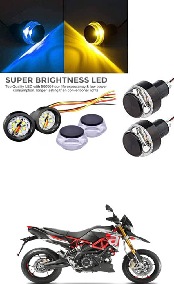     			Rustproof, Waterproof Indicator Light/Handle Light (Multicolor) For Aprilia ER 6N