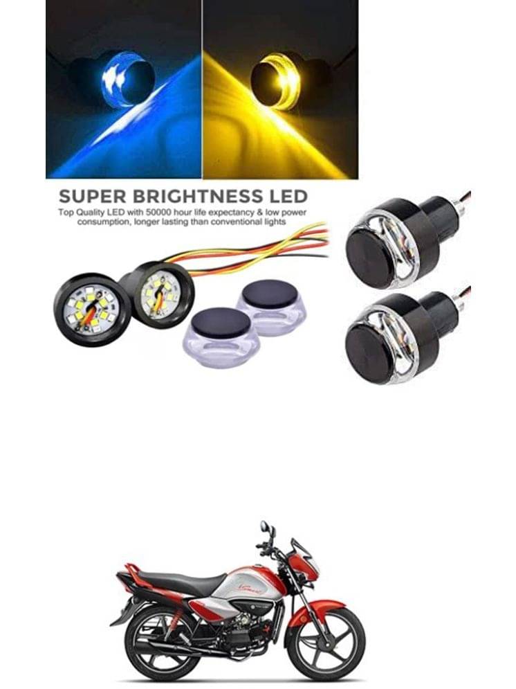 Rustproof, Waterproof Indicator Light/Handle Light (Multicolor) For Hero MotoCorp Splendor iSmart Rustproof, Waterproof Indicator Light/Handle Light (Multicolor) For Hero MotoCorp Splendor iSmart