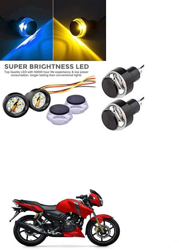 Rustproof, Waterproof Indicator Light/Handle Light (Multicolor) For TVS Apache RTR 160 Rustproof, Waterproof Indicator Light/Handle Light (Multicolor) For TVS Apache RTR 160