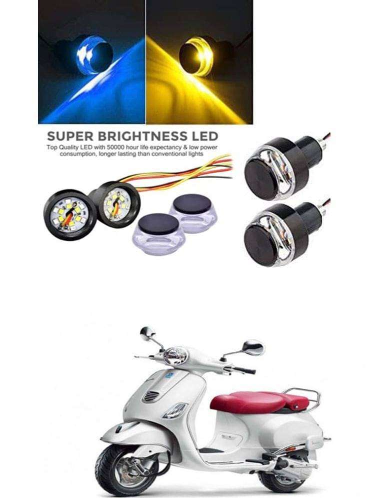     			Rustproof, Waterproof Indicator Light/Handle Light (Multicolor) For Vespa Elegante 150