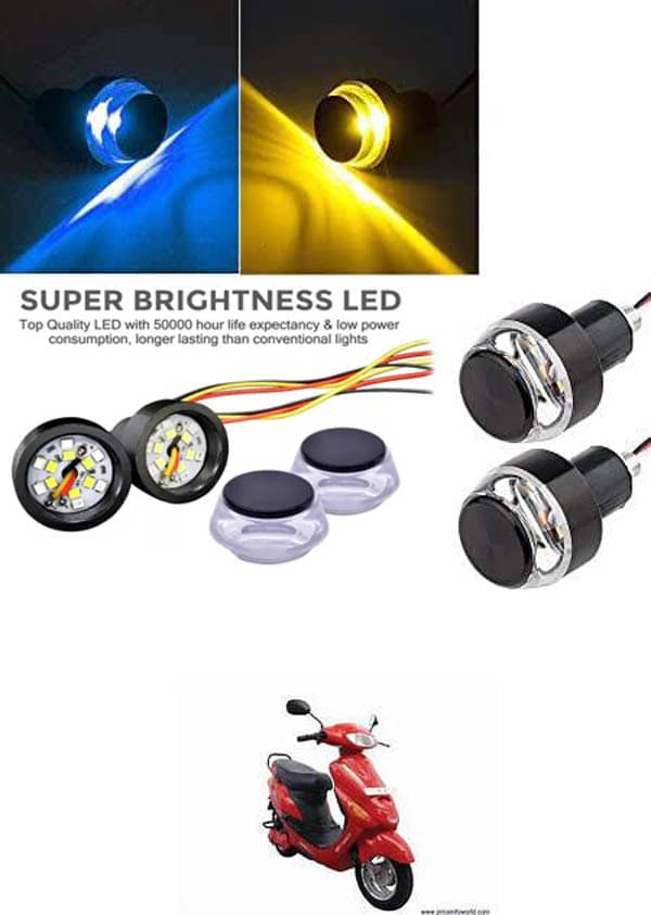 Rustproof, Waterproof Indicator Light/Handle Light (Multicolor) For Hero Electric Zippy Rustproof, Waterproof Indicator Light/Handle Light (Multicolor) For Hero Electric Zippy