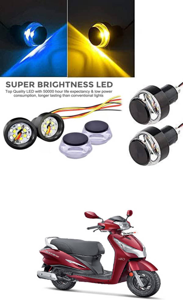 Rustproof, Waterproof Indicator Light/Handle Light (Multicolor) For Hero MotoCorp Destini 125 Rustproof, Waterproof Indicator Light/Handle Light (Multicolor) For Hero MotoCorp Destini 125