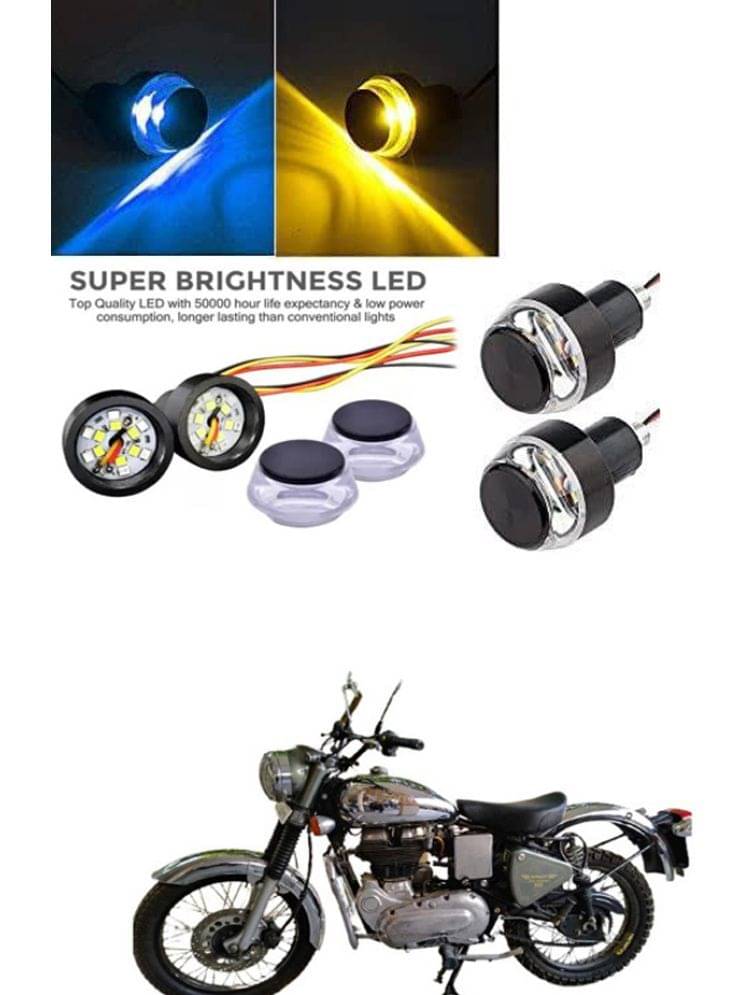 Rustproof, Waterproof Indicator Light/Handle Light (Multicolor) For Royal Enfield Machismo 500 Rustproof, Waterproof Indicator Light/Handle Light (Multicolor) For Royal Enfield Machismo 500