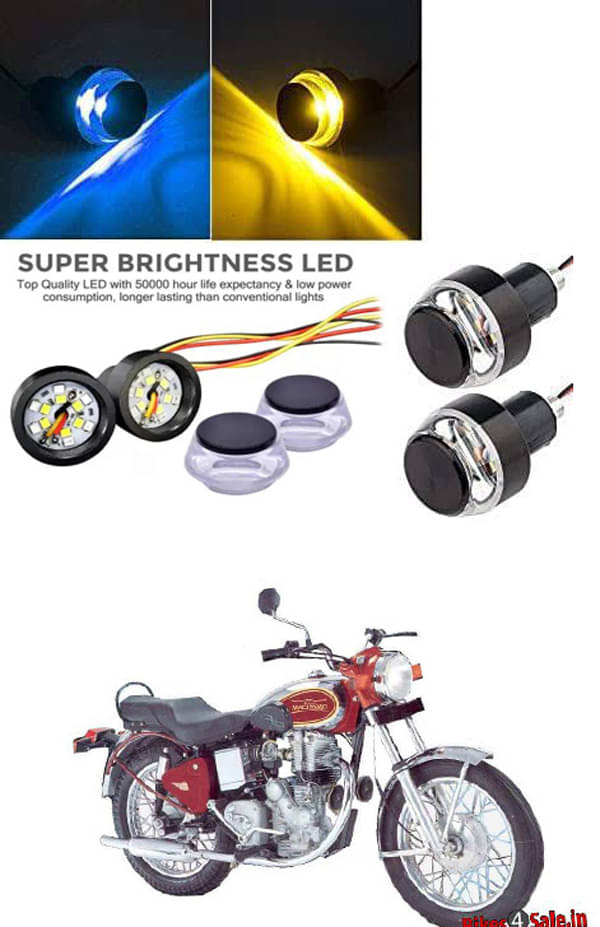 Rustproof, Waterproof Indicator Light/Handle Light (Multicolor) For Royal Enfield Machismo 350 Rustproof, Waterproof Indicator Light/Handle Light (Multicolor) For Royal Enfield Machismo 350