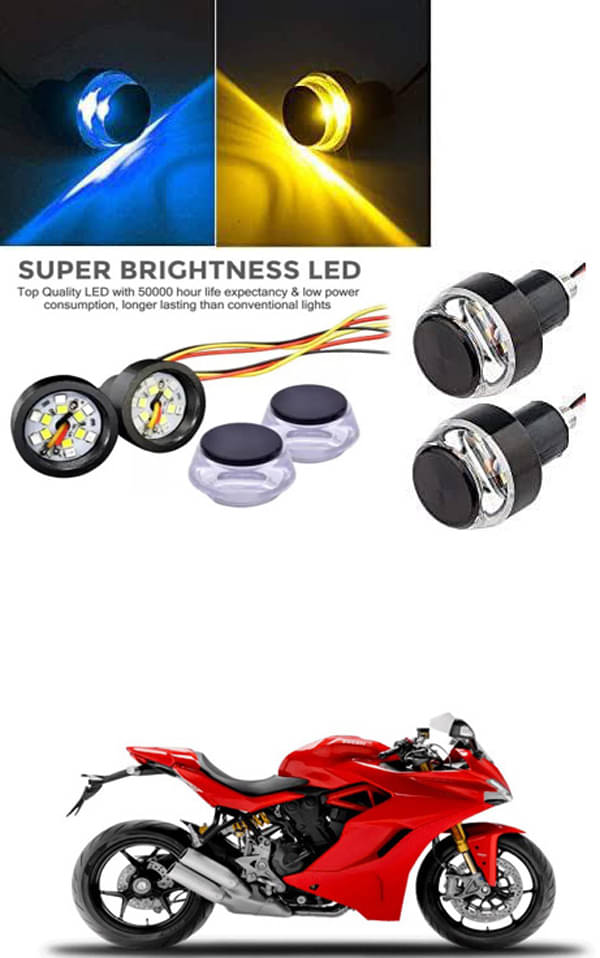     			Rustproof, Waterproof Indicator Light/Handle Light (Multicolor) For Ducati SuperSport