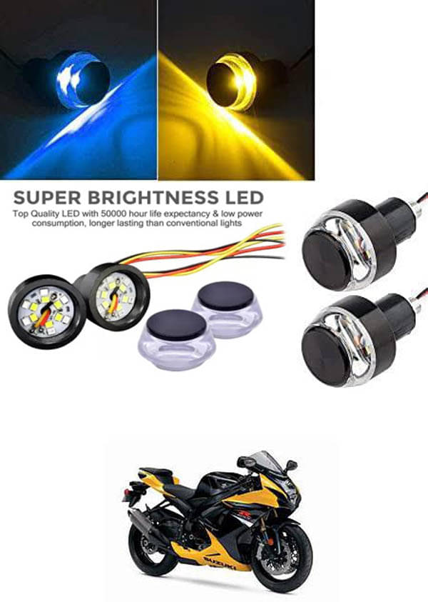     			Rustproof, Waterproof Indicator Light/Handle Light (Multicolor) For Suzuki GSX