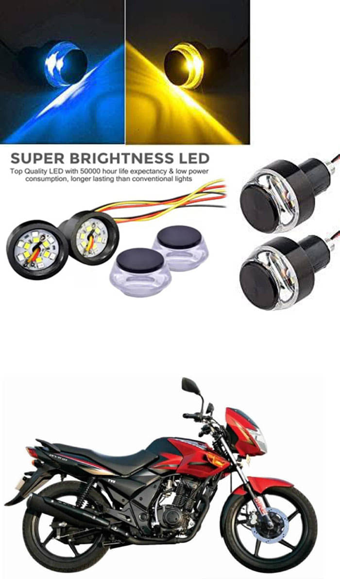 Rustproof, Waterproof Indicator Light/Handle Light (Multicolor) For TVS Flame 125 Rustproof, Waterproof Indicator Light/Handle Light (Multicolor) For TVS Flame 125