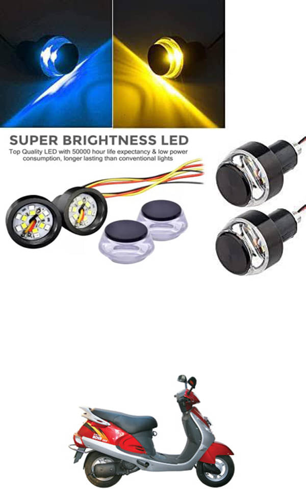     			Rustproof, Waterproof Indicator Light/Handle Light (Multicolor) For Kinetic Nova EX