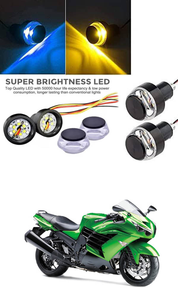     			Rustproof, Waterproof Indicator Light/Handle Light (Multicolor) For Kawasaki Ninja ZX-14R