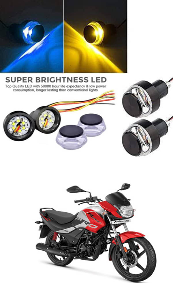 Rustproof, Waterproof Indicator Light/Handle Light (Multicolor) For Hero Passion Pro i3S Rustproof, Waterproof Indicator Light/Handle Light (Multicolor) For Hero Passion Pro i3S