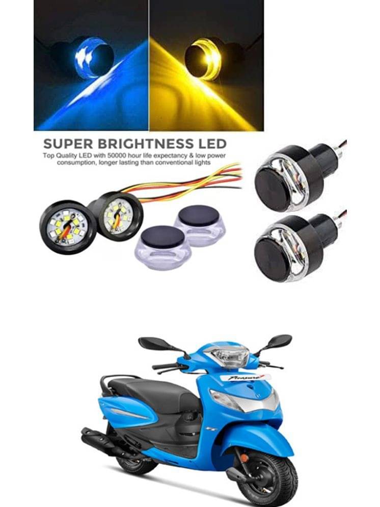     			Rustproof, Waterproof Indicator Light/Handle Light (Multicolor) For Hero Pleasure+ 110