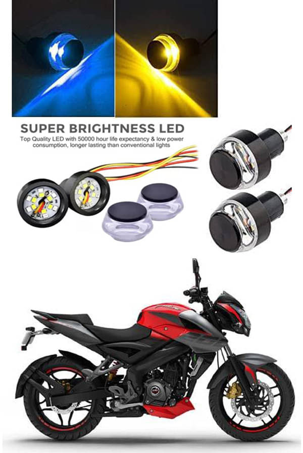     			Rustproof, Waterproof Indicator Light/Handle Light (Multicolor) For Bajaj Pulsar NS 200