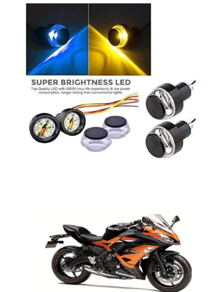 Rustproof, Waterproof Indicator Light/Handle Light (Multicolor) For Kawasaki Ninja 650 Rustproof, Waterproof Indicator Light/Handle Light (Multicolor) For Kawasaki Ninja 650