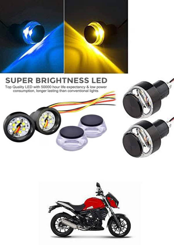 Rustproof, Waterproof Indicator Light/Handle Light (Multicolor) For Mahindra MOJO XT 300 Rustproof, Waterproof Indicator Light/Handle Light (Multicolor) For Mahindra MOJO XT 300
