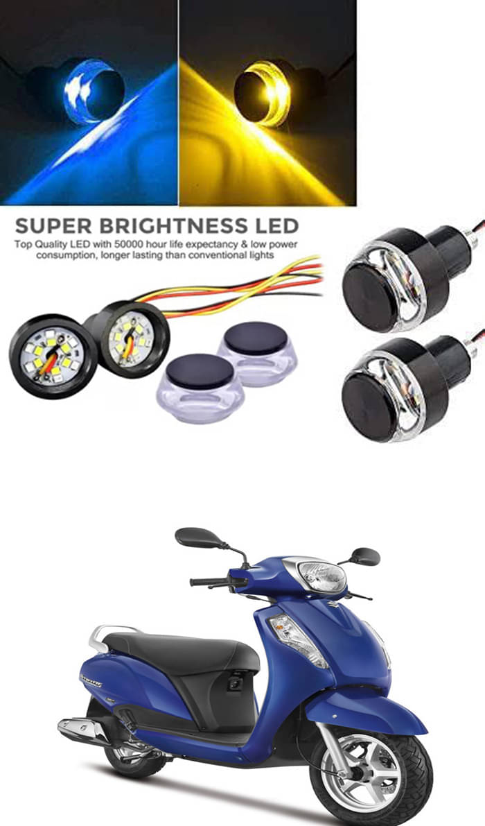 Rustproof, Waterproof Indicator Light/Handle Light (Multicolor) For Suzuki New Access 125 Rustproof, Waterproof Indicator Light/Handle Light (Multicolor) For Suzuki New Access 125